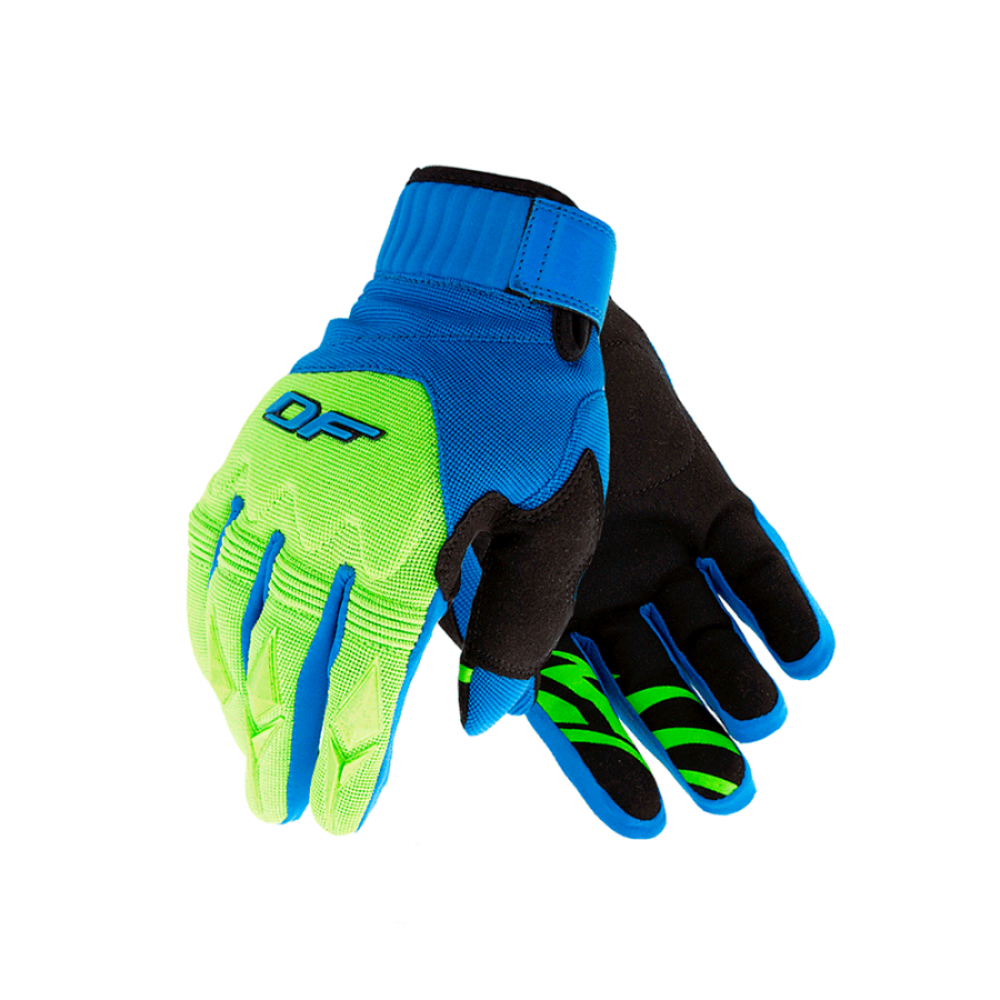 Перчатки DF ENDURO Blue-Green (XL)  600121